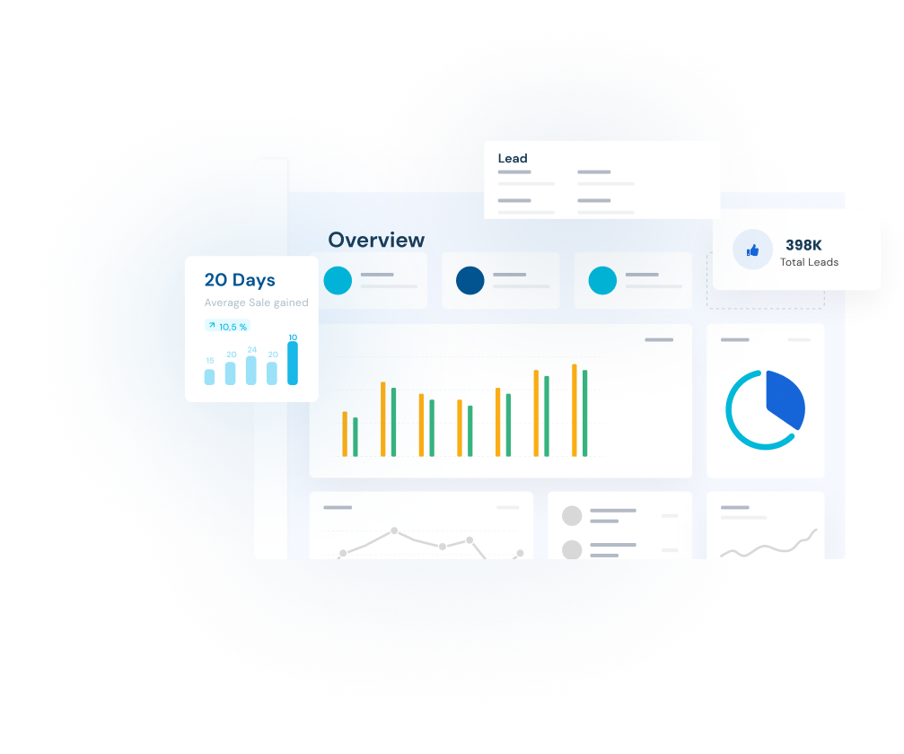Customer Relationship Management software dashboard